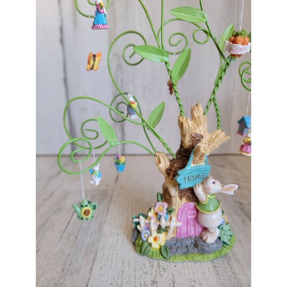 Easter Bunny Spring Tree Home gardening flower carrot Unique Home Decor - Picture 3 of 10